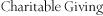 Charitable Giving