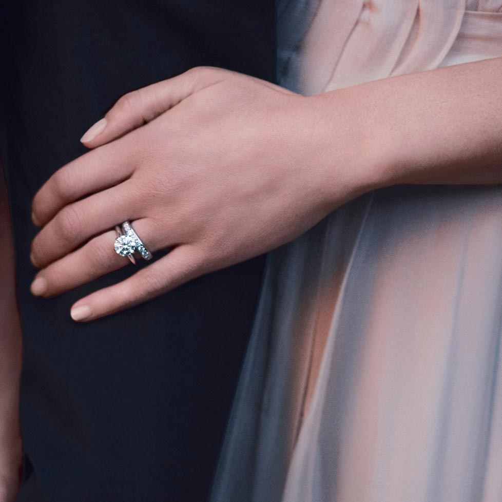 Wedding Band For Tiffany Solitaire